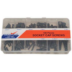 Itw Bee Leitzke ScketHeadCpScrwAssrt,In,BlackOxide106pcs WWG-DISP-CAP106