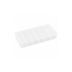 Flambeau Compartment Box,Snap,Clear,1 3/8 in T200