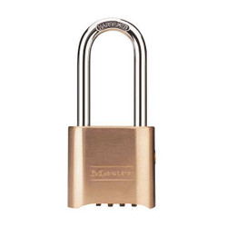 Master Lock Combination Padlock,1 1/2 in,Rectangle  176LH