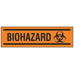 Brady Sign,3.5in x 10in,Magnetic Vinyl 862MLS