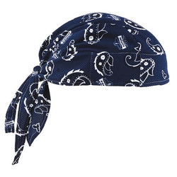 Chill-Its by Ergodyne Dew Rag,Navy,Universal 6615