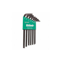 Eklind Torx Key Set,L Shape,3 3/8 to 4 7/8 in 10707