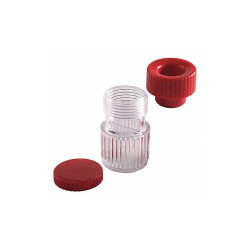 Healthsmart Pill Crusher,3 1/4"H,2"W,Clear,Red 640-6439-0000