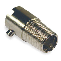 Tempco Bayonet Adapter,1/8-27 NPT,L 7/8,Slvr TCAR-1005
