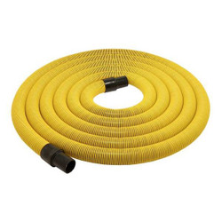 Dustless Technologies Vacuum Hose Kit, 1-1/2" dia.,25 ft. L,Yl H0946