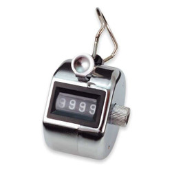 Officemate Hand Tally Counter,2Hx2W In,Silver 66222