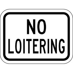 Lyle Traffic Sign,9 in x 12 in,Aluminum SL-009-12HA