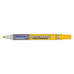 Dykem Paint Marker, Permanent, Yellow 84004