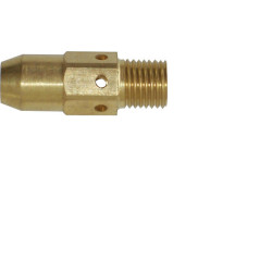 MIG Gun Nozzle Retainer and Diffuser, Brass, 400 A, For Best Welds Tweco Style No 2 and 4 MIG Guns