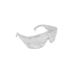 KleenGuard Unispec II Safety Eyewear, Clear Lens, Uncoated, Clear Frame