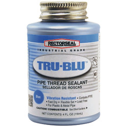 RectorSeal Tru-Blu 4 Oz. Blue Pipe Thread Sealant 31630