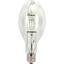 Satco 250W Clear ED28 Mogul Screw Metal Halide High-Intensity Light Bulb S5831