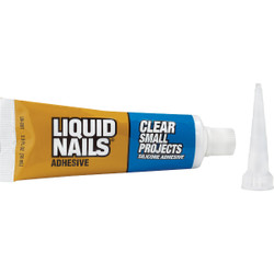 Liquid Nails 2.5 Oz. Clear Small Projects Multi-Purpose Adhesive LN207