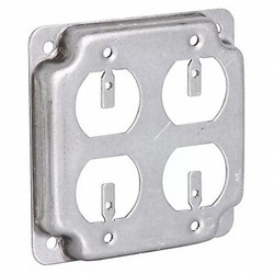 Raco Electrical Box Cover,2-Gang,4" L 907C