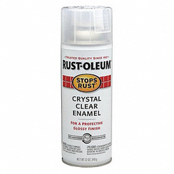 Stops Rust Spray Paint,Clear,12 oz. 7701830