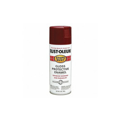 Stops Rust Spray Paint,Burgundy,12 oz. 7768830