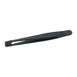 Aven Tweezer,Straight Flat Broad,4-1/2in.L 18536