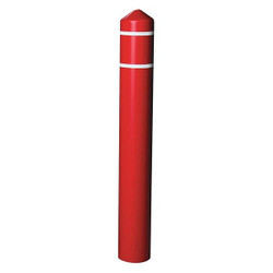 Manufacturer Varies Bollard Cover ,Red ,7 2/5 in Dia 1736RWS