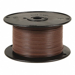Grote Primary Wire,16 AWG,1 Cond,100 ft,Brown  87-8001