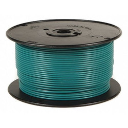 Grote Primary Wire,10 AWG,1 Cond,100 ft,Green 87-5006