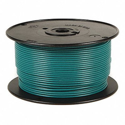 Grote Primary Wire,14 AWG,1 Cond,100 ft,Green  87-7006