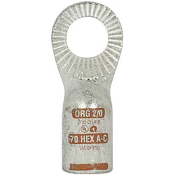 Quickcable OneHole Lug Compression Connector,Copper 4920-525-001H