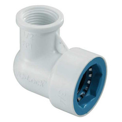 Hydrorain Elbow,3/4 in. Tube x 1/2 in FPT ,150 psi 07775