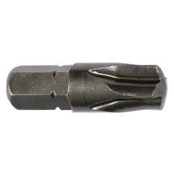 Apex Tool Group Insert Bit,SAE,1/4",Hex,#2,1",PK5 440-MT-2-5PK