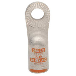 Quickcable OneHole Lug Compression Connector,Copper 4920-525-001F