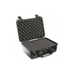 Pelican ProtCase,4 3/8 in,Double Throw,Black  1450-000-110