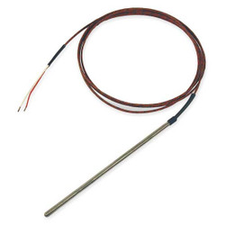 Tempco Thermocouple Probe,Type J,Length 6 In TTW00065