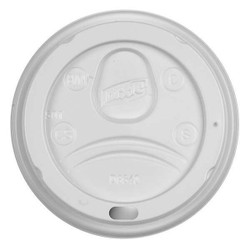 Dixie Disp Hot Cup Lid,10 oz,WH,DL9540,PK1000 DL9540