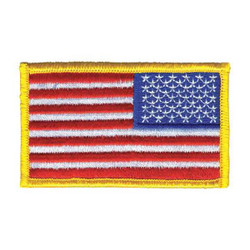 Heros Pride Embroidered Patch,U.S. Flag,Full  0041