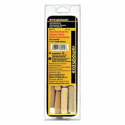 Eazypower Dowel Pin,Wood,Fluted,PK30 39410