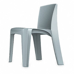 Cortech Razorback Stack Chair, Fog Gray 86484-G