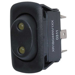 Eaton Lighted Rocker Switch, LED, On/Off/On XR1EG44NV1XX
