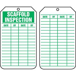 Accuform Inspection Tag,5-3/4 x 3-1/4,PK25 TRS317CTP