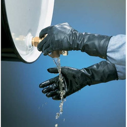 Honeywell North Chemical Resistant Glove,13 mil,Sz 11,PR B131R/11