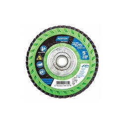 Norton Abrasives Fiber Disc,5 in Dia,5/8in Arbor,P80 Grit 66623399131