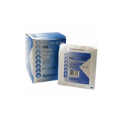 Medi-First Gauze Pad,White,3"L,3"W,PK100 61233