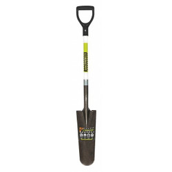 Structron Drain Spade,29 in. Handle L,Steel Blade 49752GRA