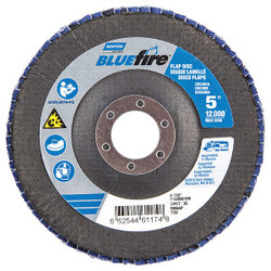 Norton Abrasives Fiber Disc,5 in Dia,7/8in Arbor,P36 Grit 66254461174