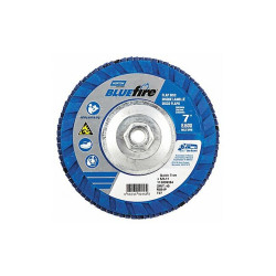 Norton Abrasives Fiber Disc,7 in Dia,5/8in Arbor,P40 Grit 66623399156