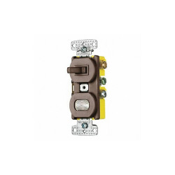 Sim Supply Combo Device,Brown,1P,Switch/Pilot Light  RC109