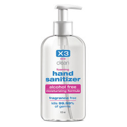 X3 Hand Sanitizer,8.5 oz,Mild 10010