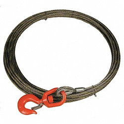 Lift-All Winch Cable,3/8 In. x 75 ft. 38WISX75