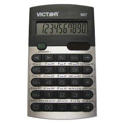 Victor Technology Portable Calculator,2.7" W,0.3" H 907
