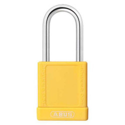 Abus Lockout Padlock,KD,Yellow,1-3/4"H 19623