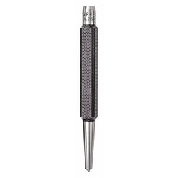 Starrett Center Punch,Steel,4-1/2" L,3/16" dia. 264F