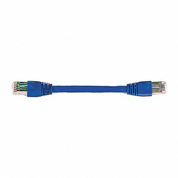 Monoprice Patch Cord,Cat 6A,Booted,Blue,0.5 ft. 8600